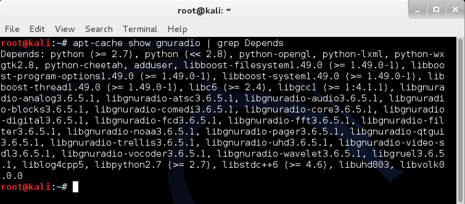 use hackrf one using gnuroot debian kali linux