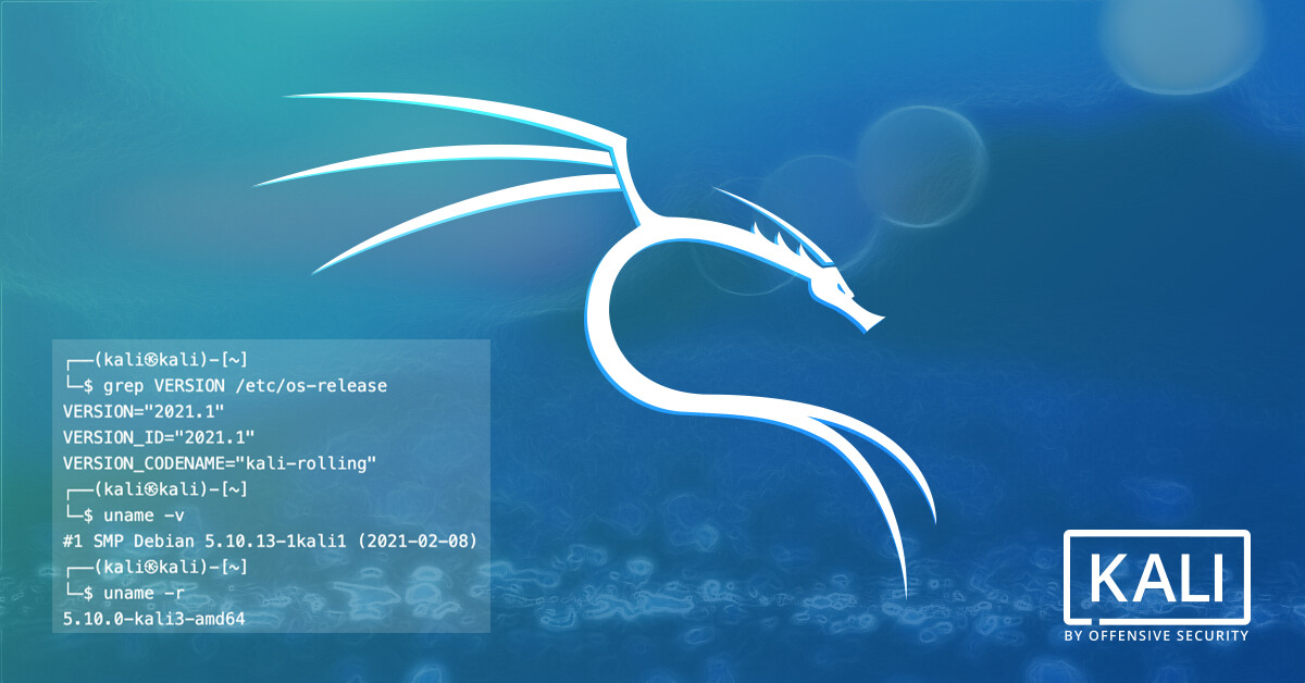 Kali Linux 2021.1 Release (Command-Not-Found)