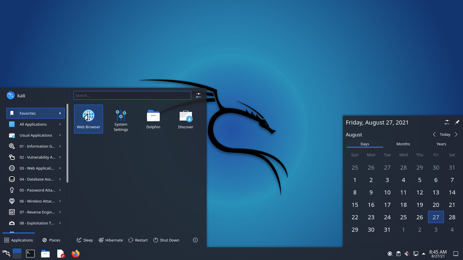 Kali 2021.3 theme updates