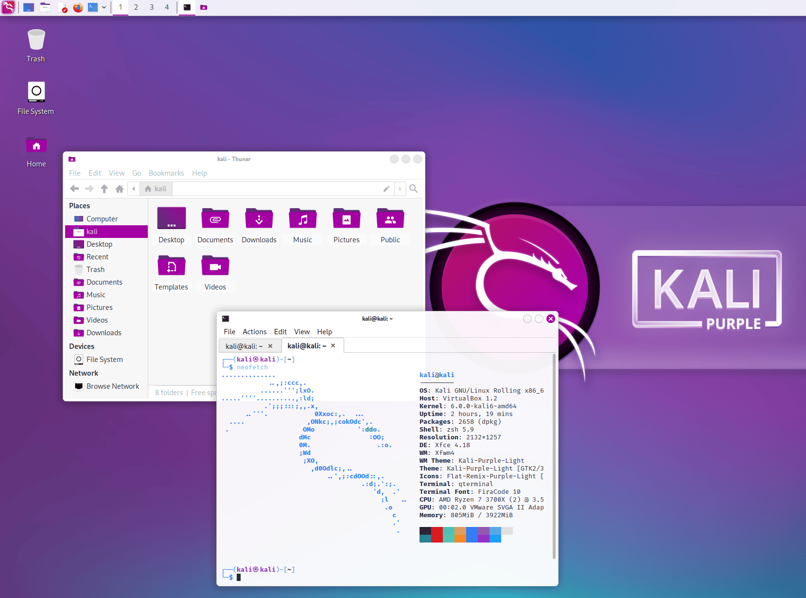 Kali Purple Xfce