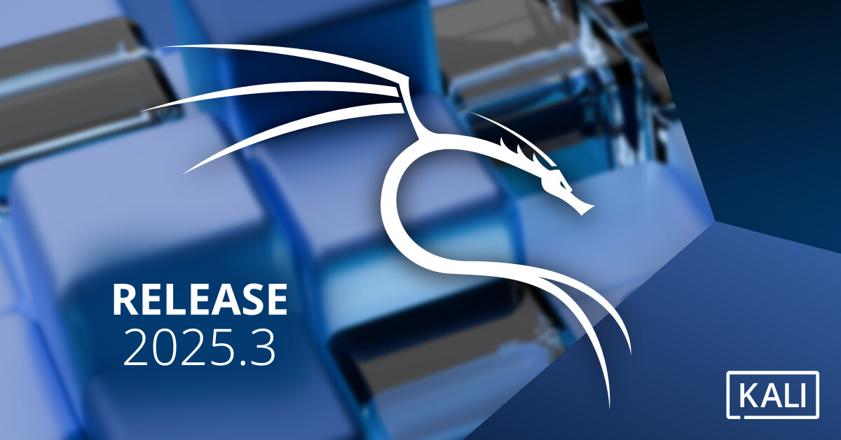 Kali Linux 2025.3 Release (Vagrant & Nexmon)