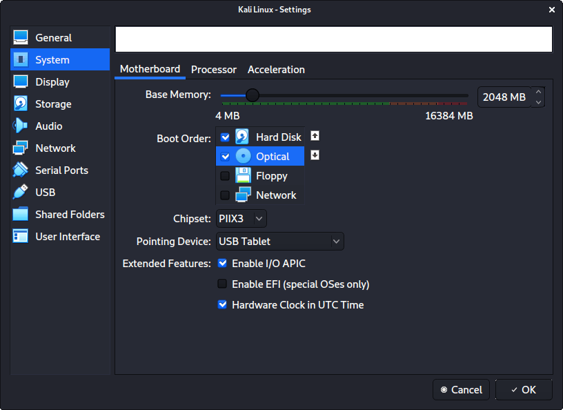 allow kali virtualbox through avast